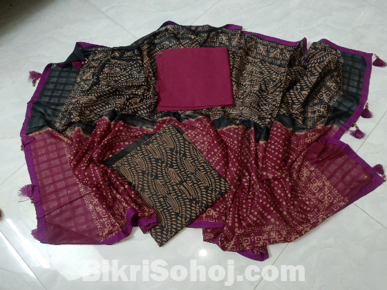 বাটিকের থ্রি পিস